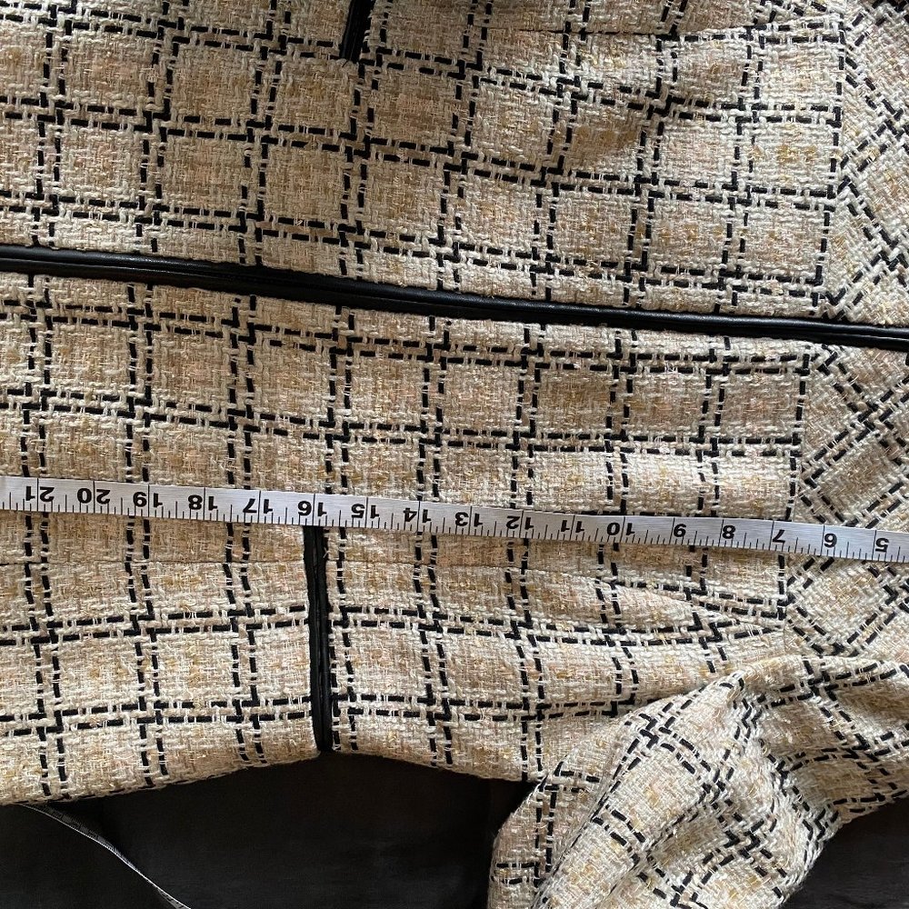 NWOT Karl Lagerfeld Paris Skirt Suit Tweed Chanel Black Blazer Sz 6 Skirt Size 4 - Picture 15 of 16
